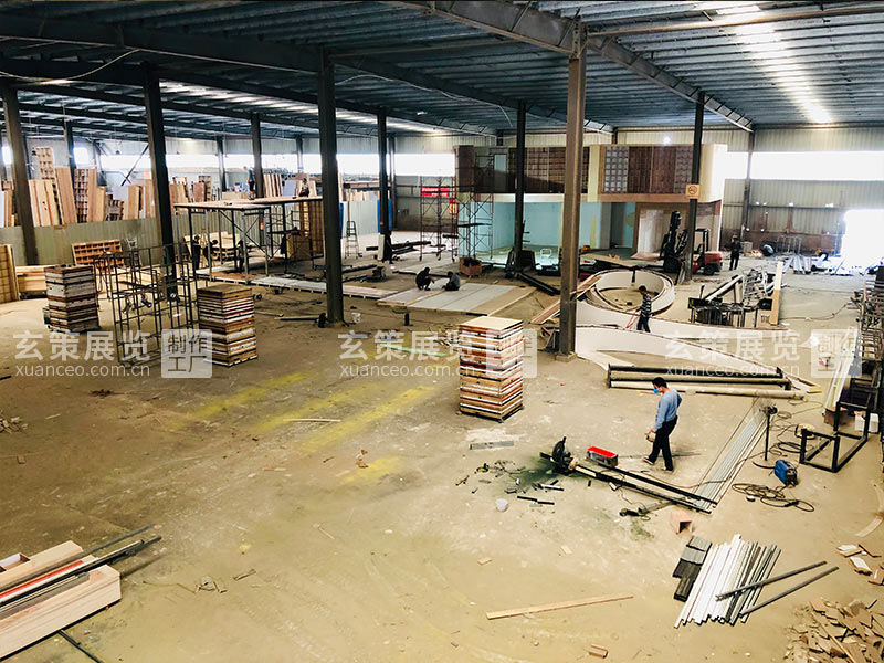 玄策展览工厂预搭建场地